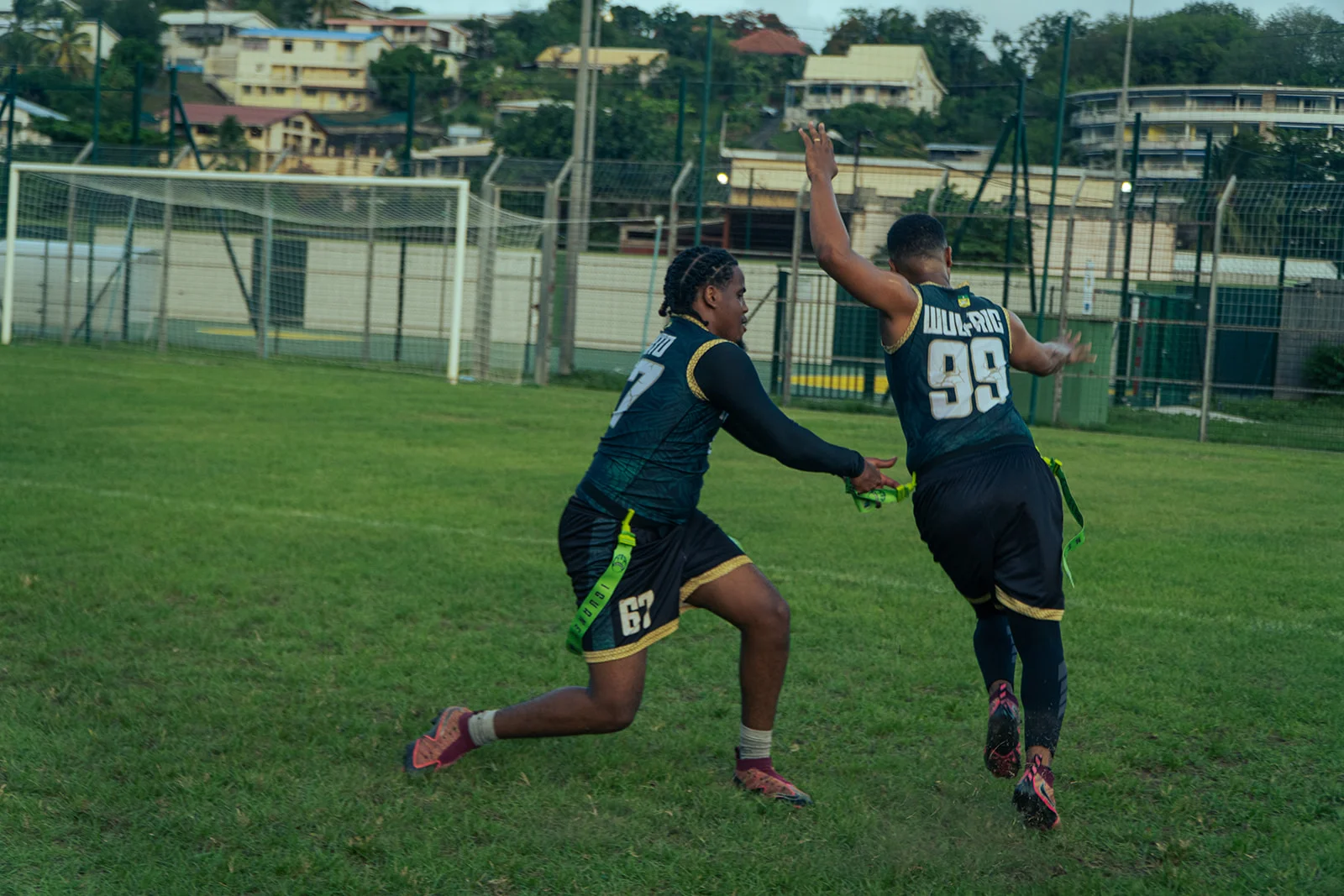 Duel entre joueurs des Iguanes
