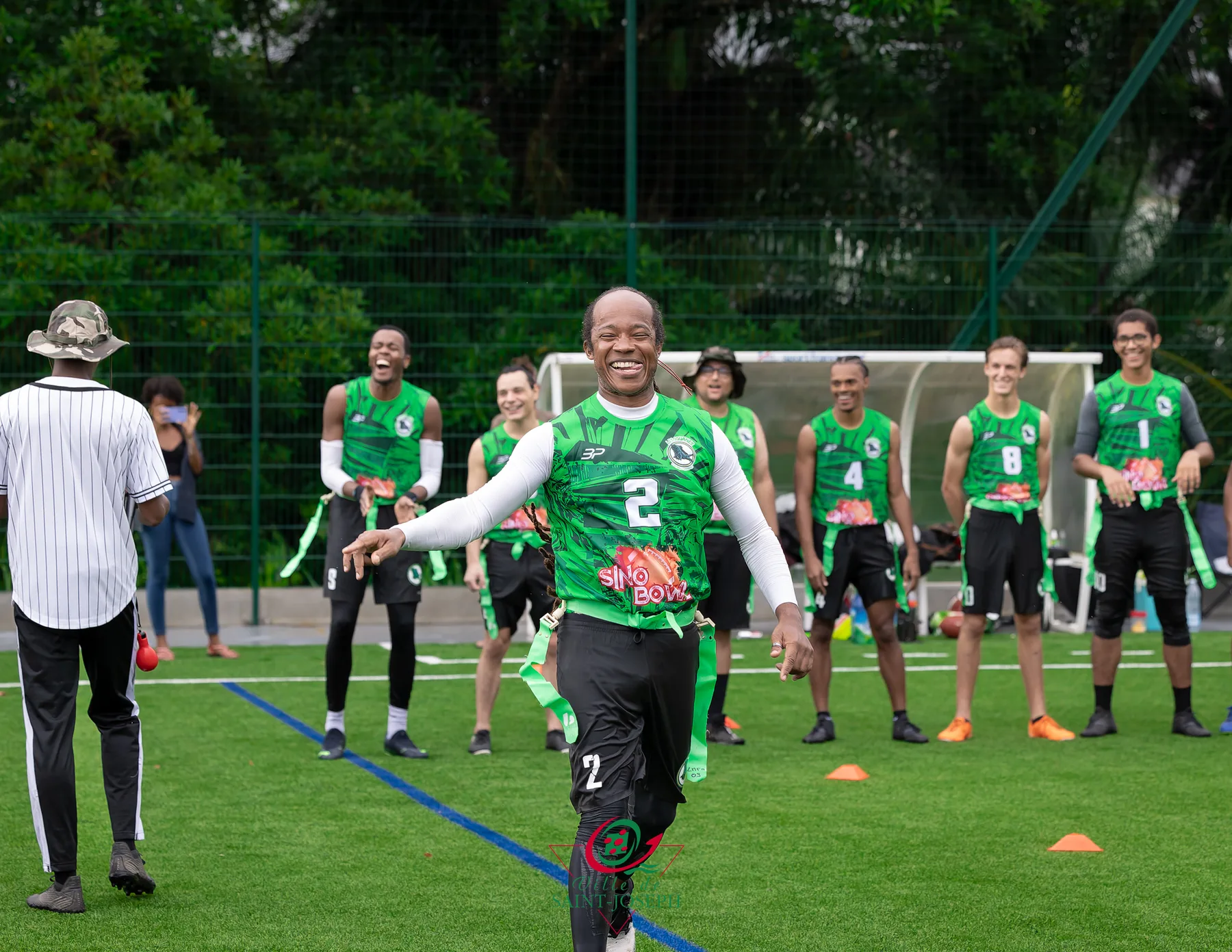 Les Iguanes à l'appel avant la finale du SINOBOWL 2024