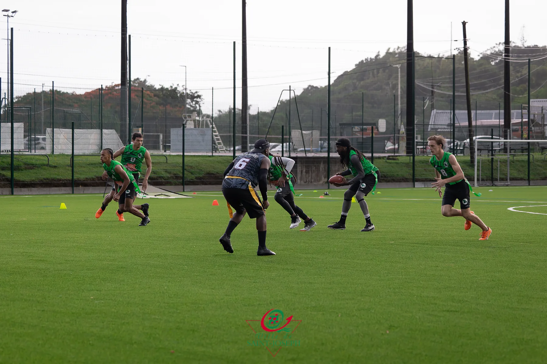 Action decisive des Iguanes pendant la finale du SINOBOWL